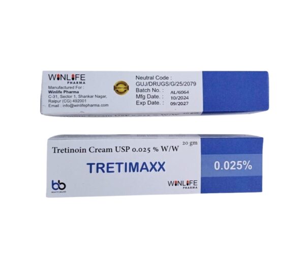 TRETIMAXX 0.025% CREAM