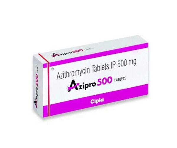 Azipro 500mg tablet (azithromycin)