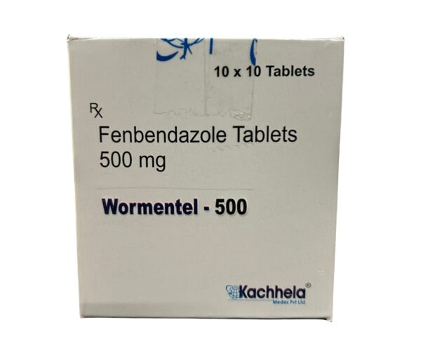 Fenbendazole Tablets (For Human) Wormentel 500 Mg