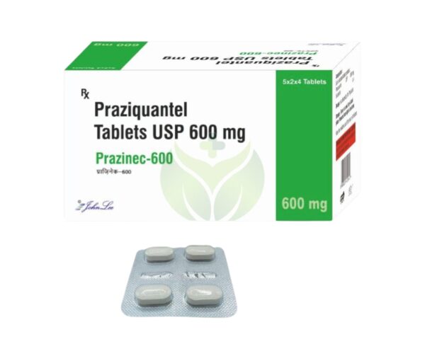 Prazinec Praziquantel 600 mg